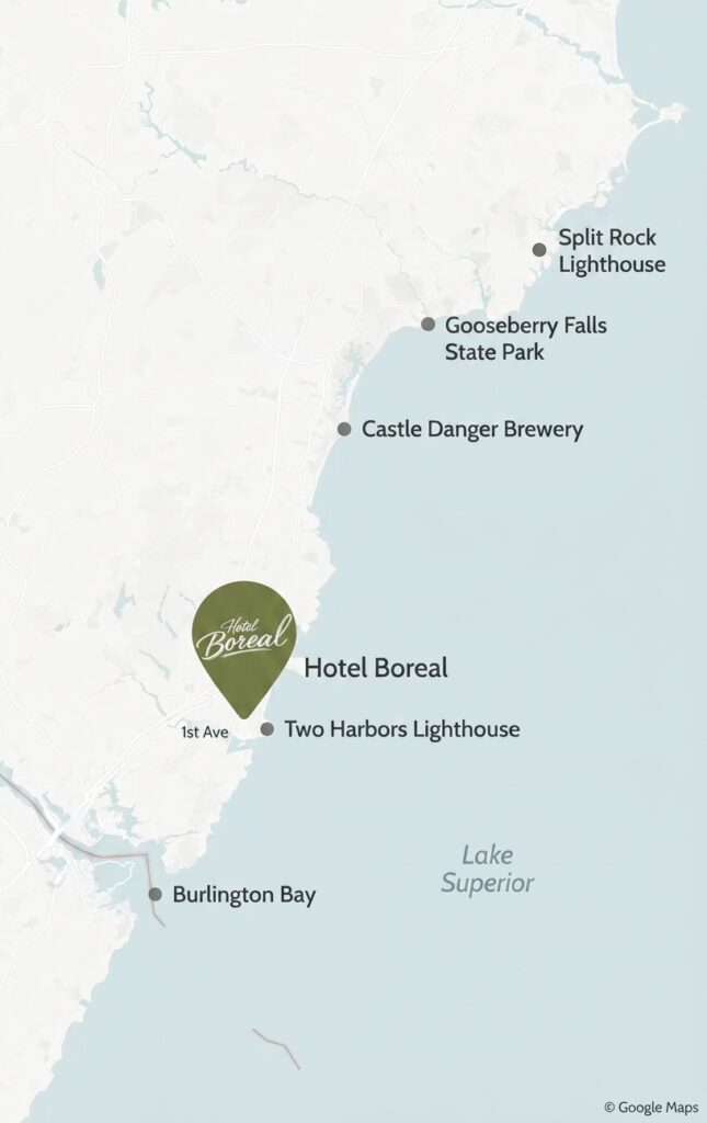 Rooms and suites at Hotel Boreal